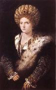 TIZIANO Vecellio Portrat of Isabella d' Este France oil painting reproduction